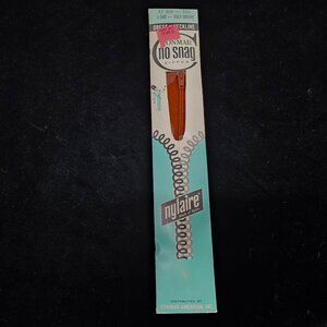 Vintage Conmar 12-Inch No Snag Zipper Gold Brown Color Nylon Material Sewing Sup